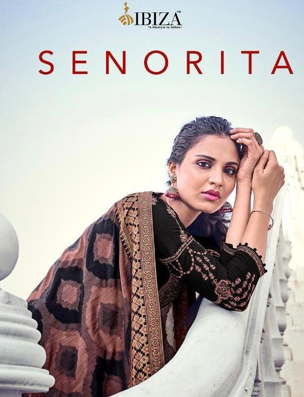 Ibiza Senorita 479-484 Series Pure Maslin Embroidered Suits Latest Collection 2020