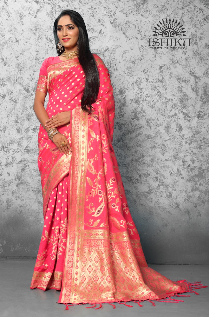 Ishika Kota Silk Designer Saree For Occasional Wear Collection