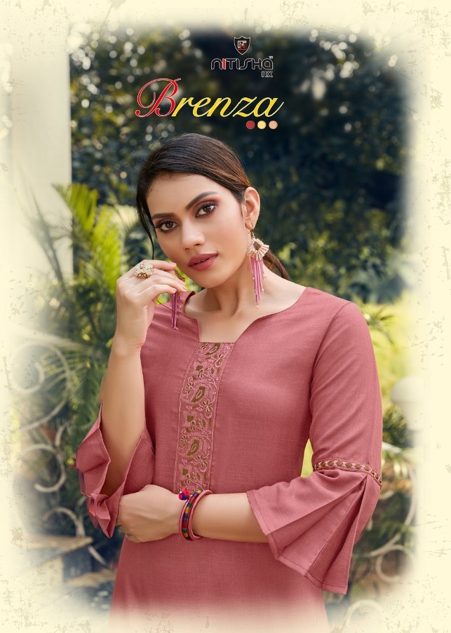 Nitisha Nx Brenza Soft Cotton Slub 2020 Kurtis Best Collection Online