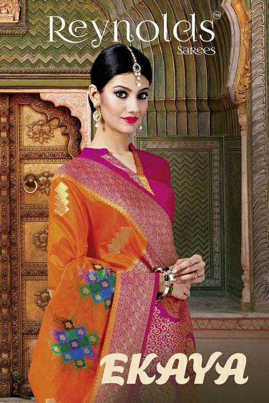 Reynolds Saree Launch Ekaya Silk Traditional Wear Party Wear Saree Collection