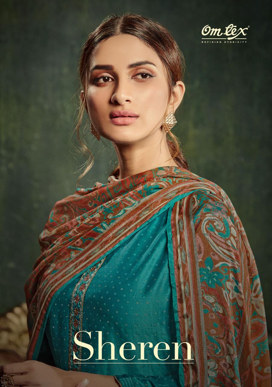 Sheren By Omtex Pure Silk With Embroidery Salwar Kameez Wholesaler