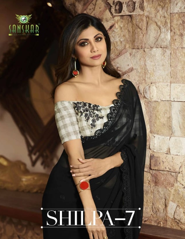 Shilpa Vol 7 By Sanskar 2571-2586 Series Indian Elegant Looking Fancy Saree