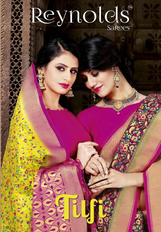 Tilfi By Reynolds Saree Silk Good Looking Heavy Look Designer Saree Wholesale Exporter