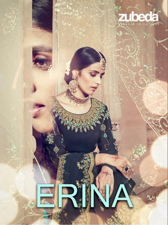 Zubeda Present Erina Georgette Lehanga Style Salwar Kameez Online Store