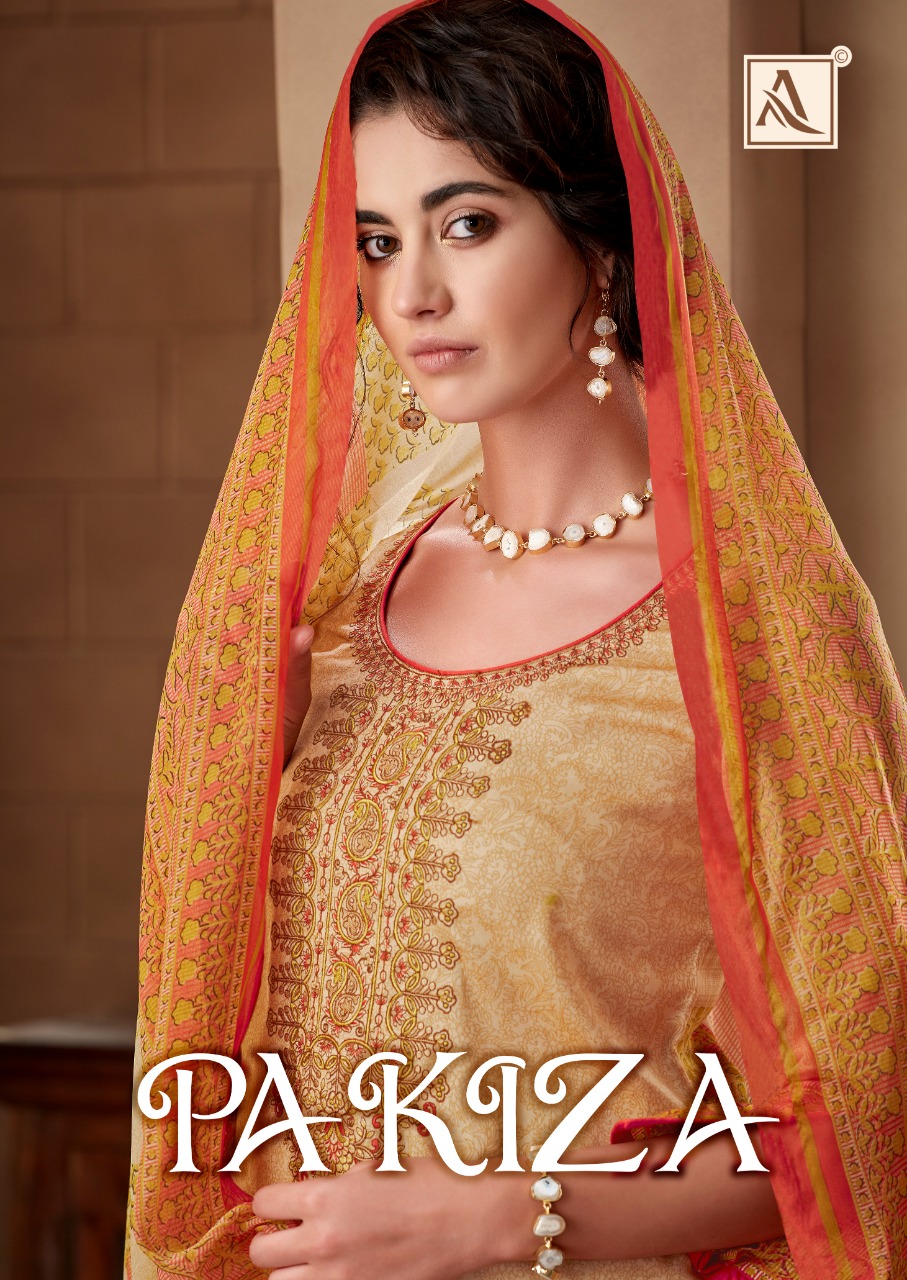 Alok Suits Pakiza Pure Jam Cotton Designer Salwar Kameez Wholesaler