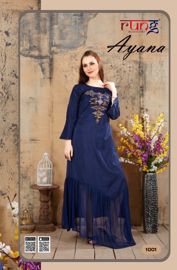 Anaya By Rung Ecxlusive Fancy Kurti Catalogue Wholesaler