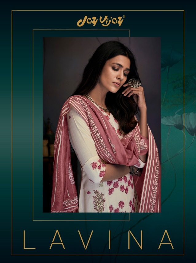 Jay Vijay Present Lavina Cotton Jacquard Salwar Kameez Wholesaler