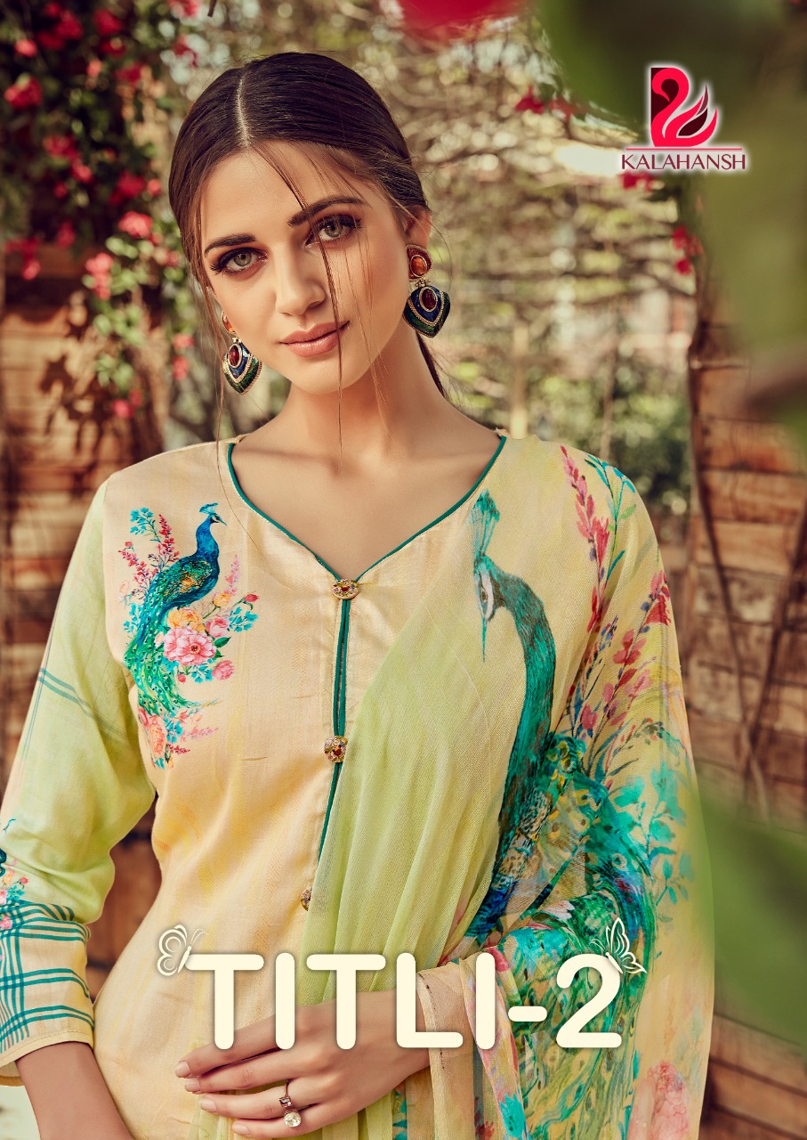 Kala Fashion Titli Vol 2 Jam Satin Digital Printed Salwar Kameez