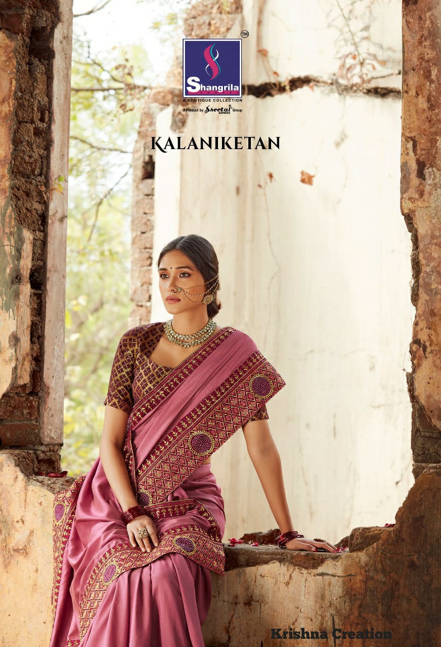 Kalaniketan By Shangrila Silky Soft Wedding Designer Saree Collection