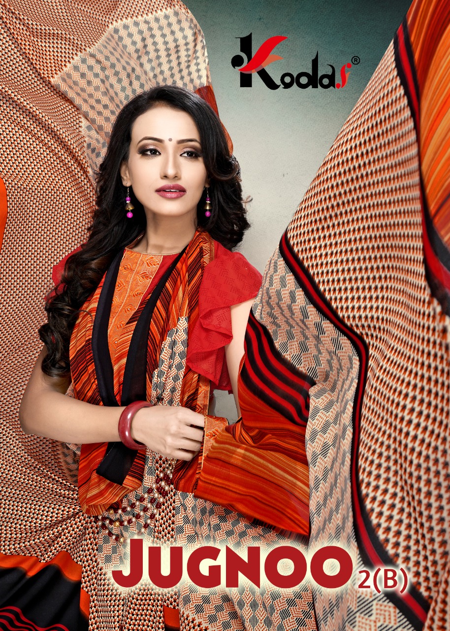 Kodas Jugnoo 2 B Rennial Printed Formal Wear Saree Wholesaler