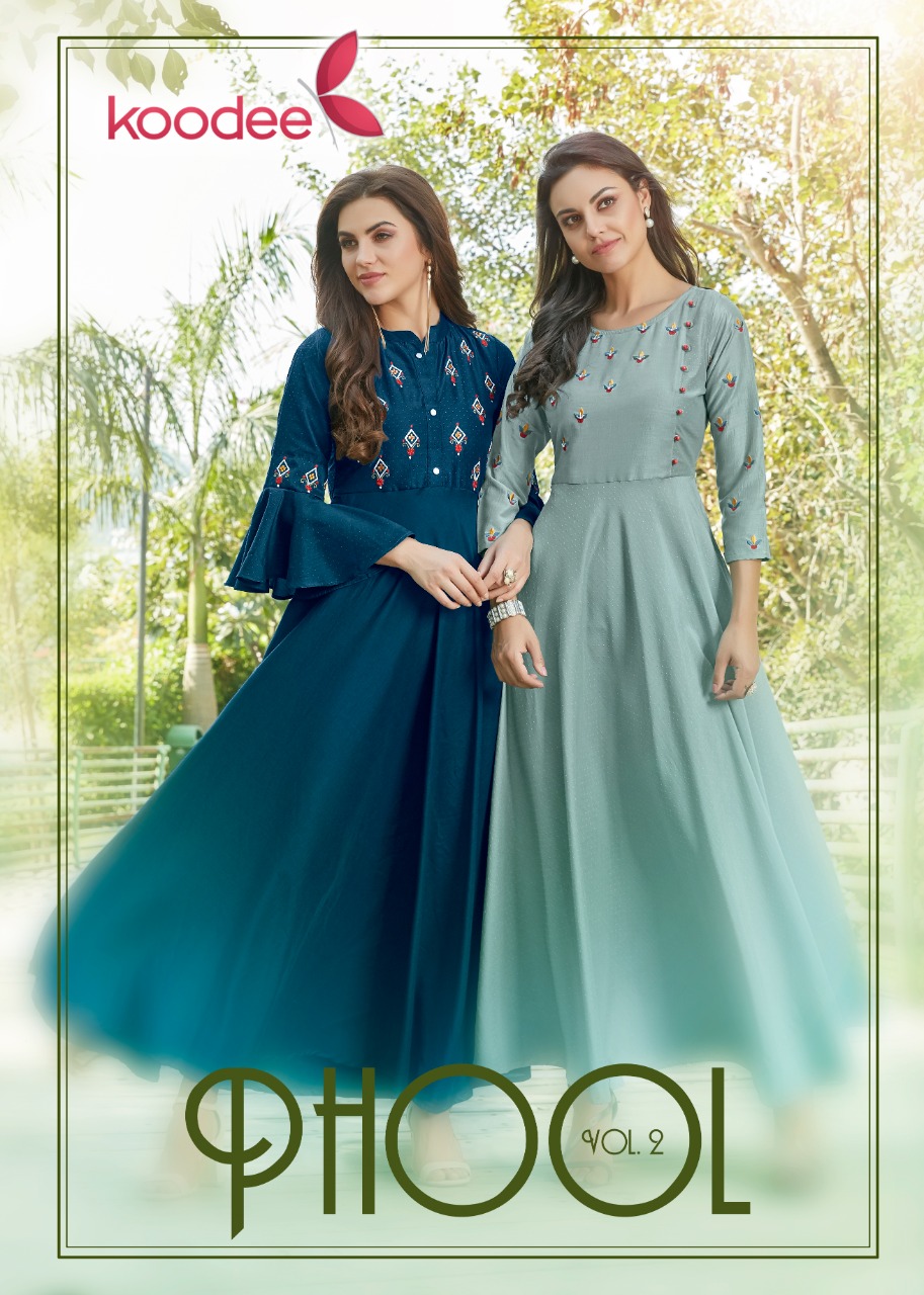 Koodee Phool Vol 2 Designer Long Gown Collection