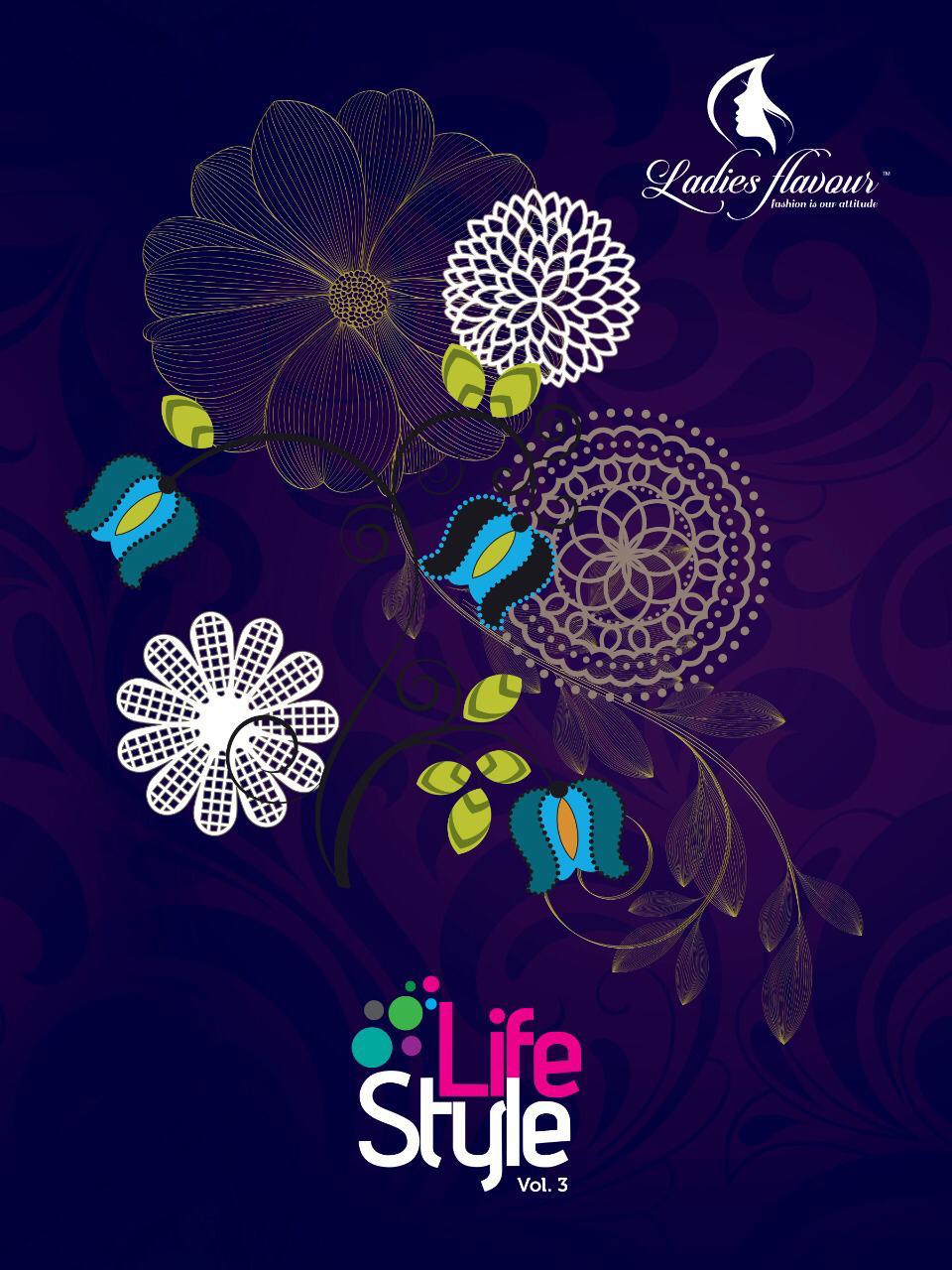 Life Style Vol 3 By Ladies Flavour Cotton Rayon Party Wear Long Kurtis