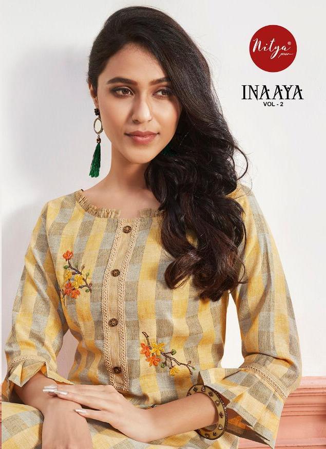 Lt Nitya Present Inaaya Vol 2 Cotton Top With Bottom Collection