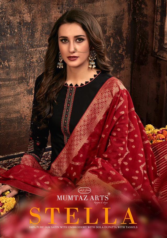 Mumtaz Arts Stella Jam Silk With Embroidery Salwar Suits