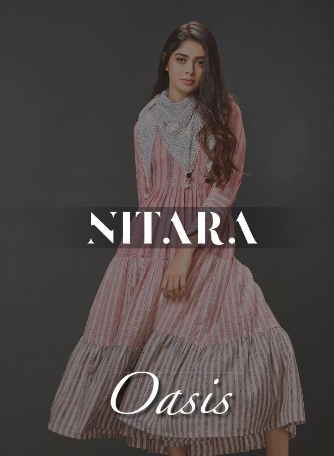 Nitara Oasis Woven Cotton Exclusive Fancy Kurtis