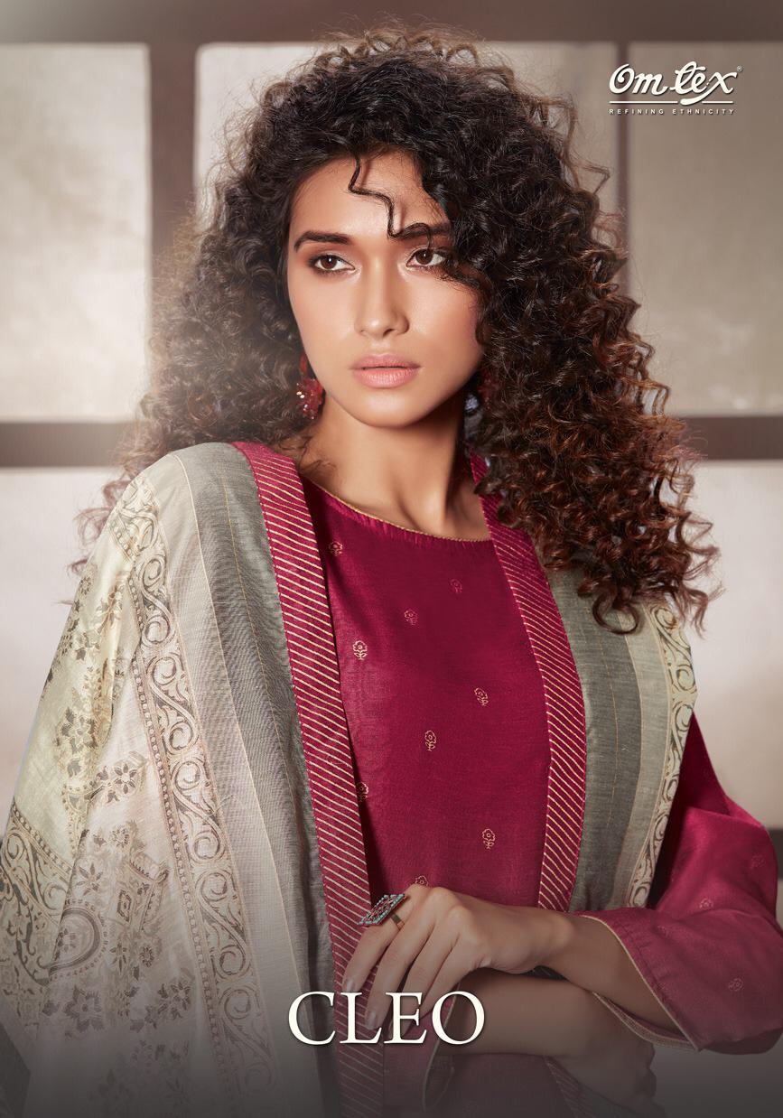 Omtex Cleo Chanderi Silk Party Wear Suits Designs Wholesale