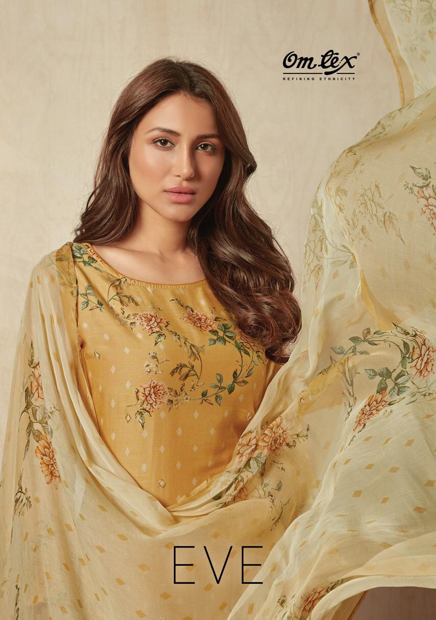 Omtex Present Eve Silk Digital Print With Handwork Salwar Kameez