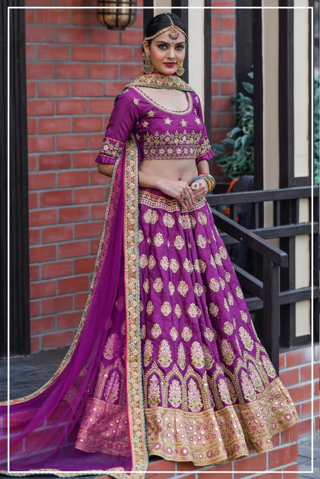 Peafowl Vol 53 Silk Festival Wear Bridal Lehanga Choli Collection