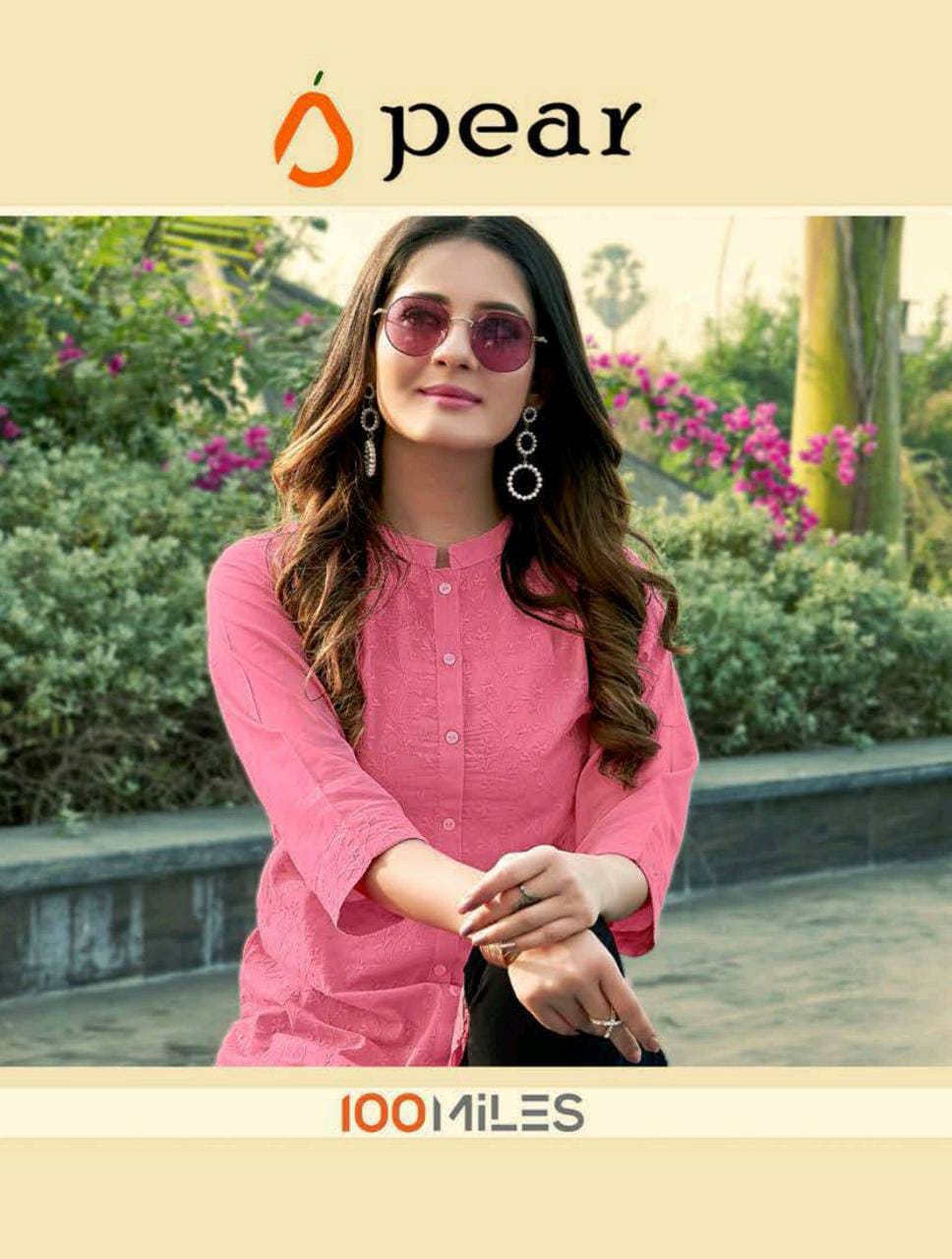 Pear By 100 Miles Cotton Tunic Kurti Wholesale Price