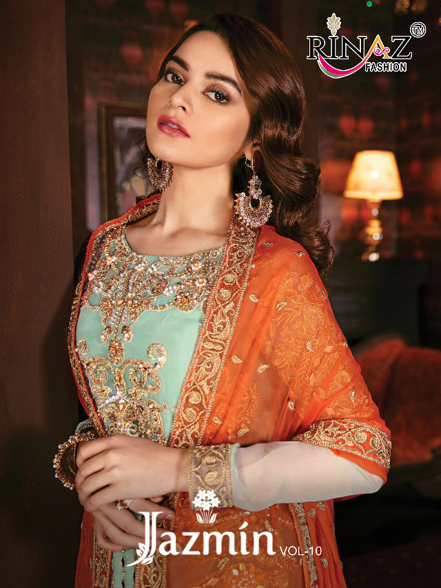 Rinaz Jazmin Vol 10 Georgette Pakistani Salwar Suit Online Store