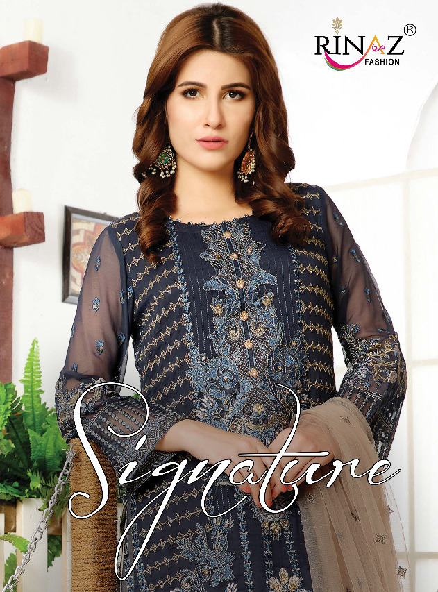 Rinaz Signature Georgette Pakistani Suits And Salwar Kameez