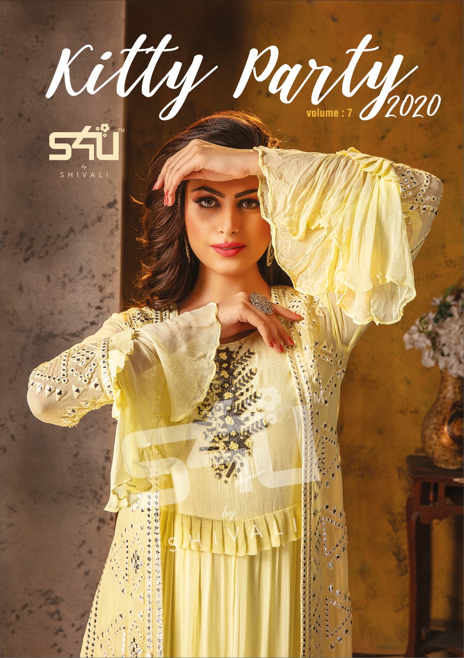 S4u Kitty Party Vol 7 Valentine Special Ethnic Long Kurti Collection