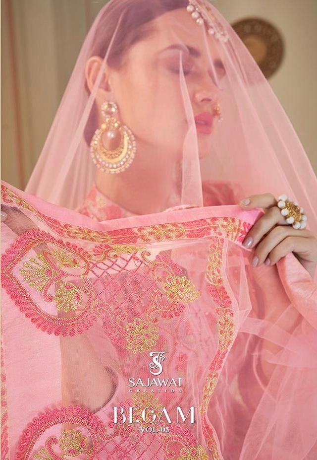 Sajawat Begam Vol 5 Georgette Wedding Anarkali Ready Made Salwar Kameez
