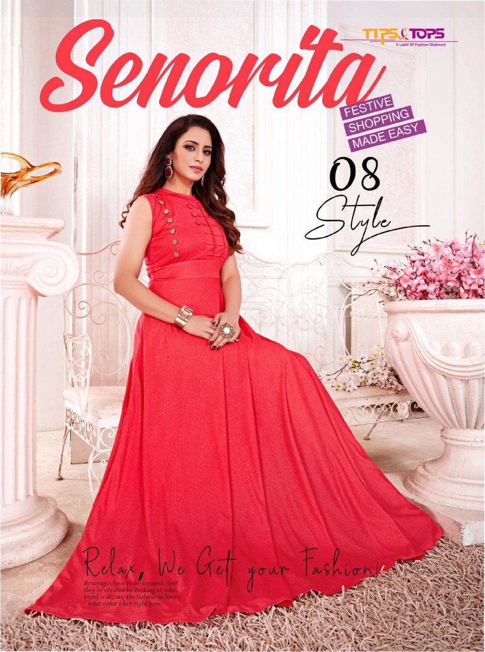 Senorita By Tips And Tops Imported Long Gown Collection