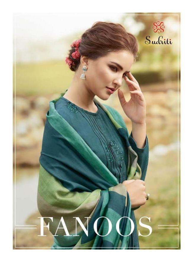 Sudrite Fanoos Satin Digital Print With Handwork Salwar Kameez