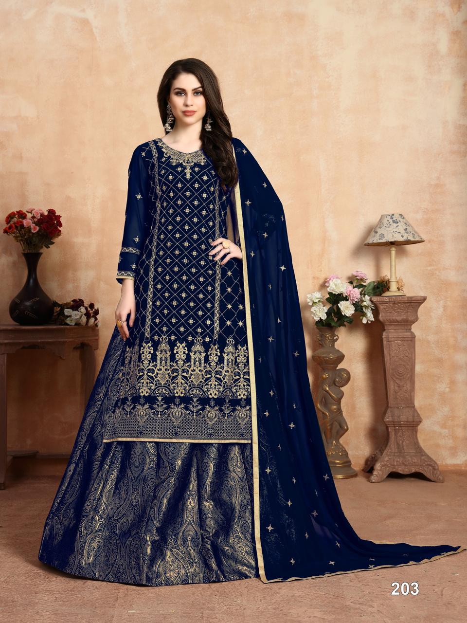 Twisha Aanaya Vol 102 Georgette Party Wear Salwar Kameez Wholesaler