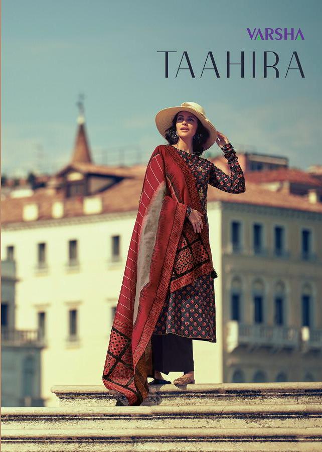 Varsha Taahira Cotton Embroidery Suits Collection