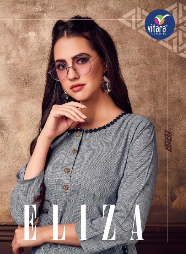 Vitara Eliza Cotton Summer Wear Fancy Kurti Seller