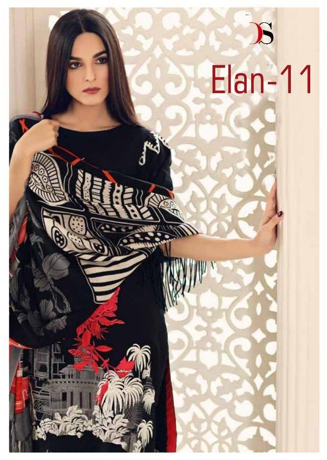 Elan Vol 11 By Deepsy Suits Satin Silk Pakistani Salwar Kameez