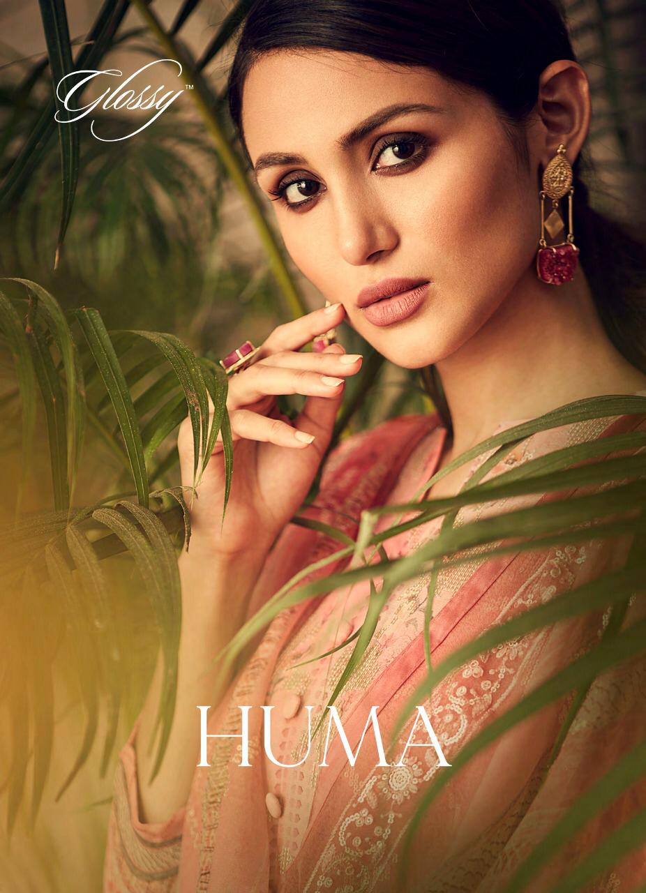 Glossy Launch Huma 81-88 Series Georgette Sequence Work Latest Designs Dresses