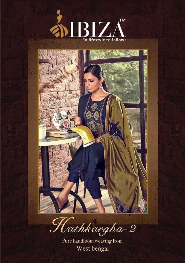 Hathkargha Vol 2 By Ibiza Maslin Silk Embroidery Salwar Kameez