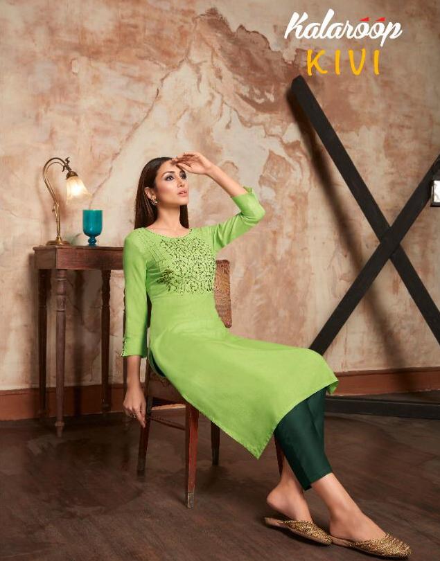 Kalaroop Kiwi Rayon Readymade Kurtis Wholesaler In Surat At Lowest Cost Online