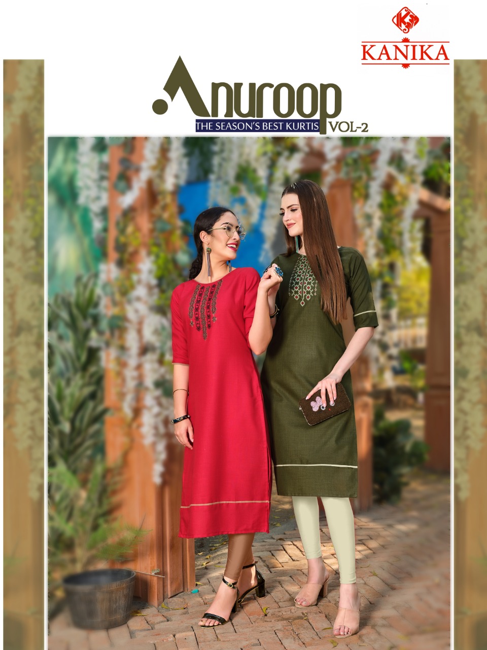 Kanika Anuroop Vol 2 Rubby Silk Formal Wear Kurtis