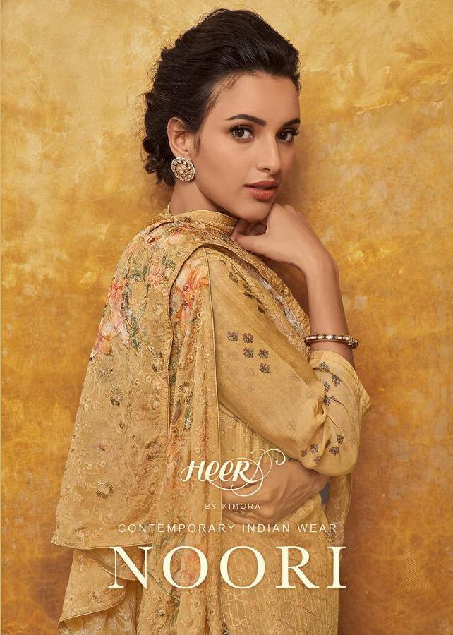 Kimora Noori Heer Vol 67 Cotton Silk Embroidery Suits Designs