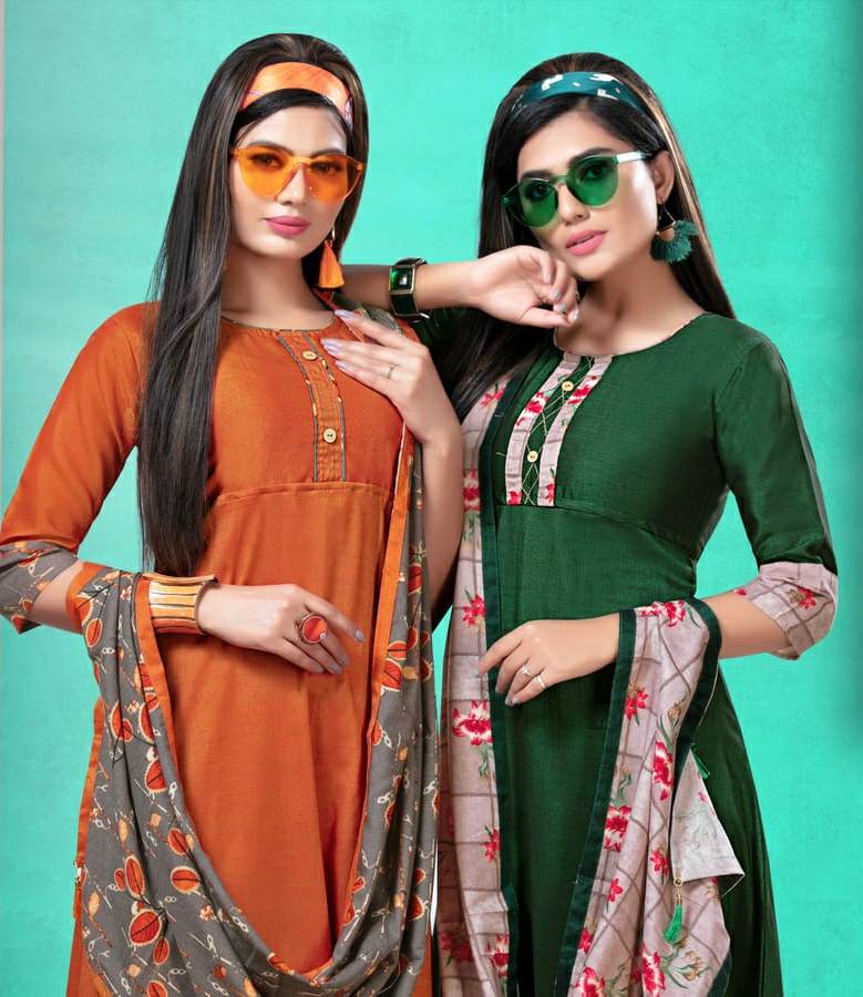 Kinti Launch Patang Vol 12 Rayon Kurti With Stroll At Chepest Rate