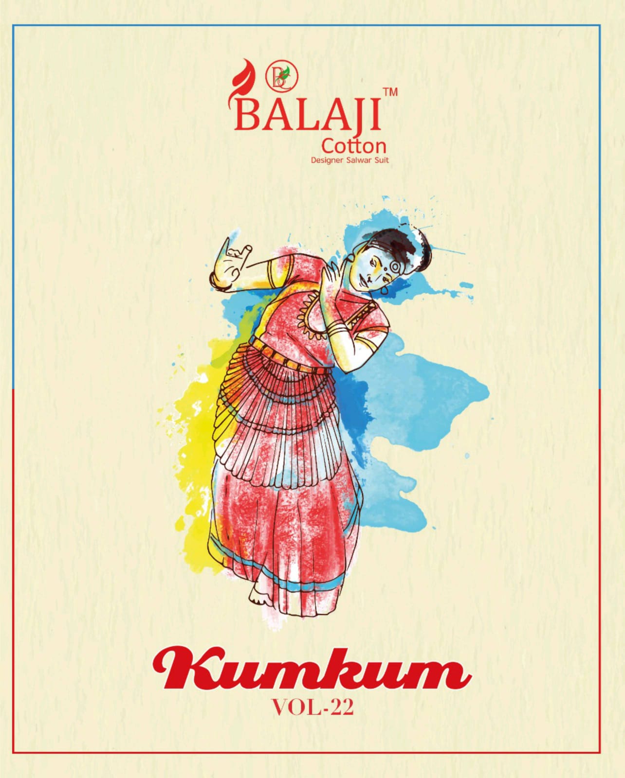 Kumkum Vol 22 By Balaji Cotton Cotton Unstitched Dress Materials Wholesaler