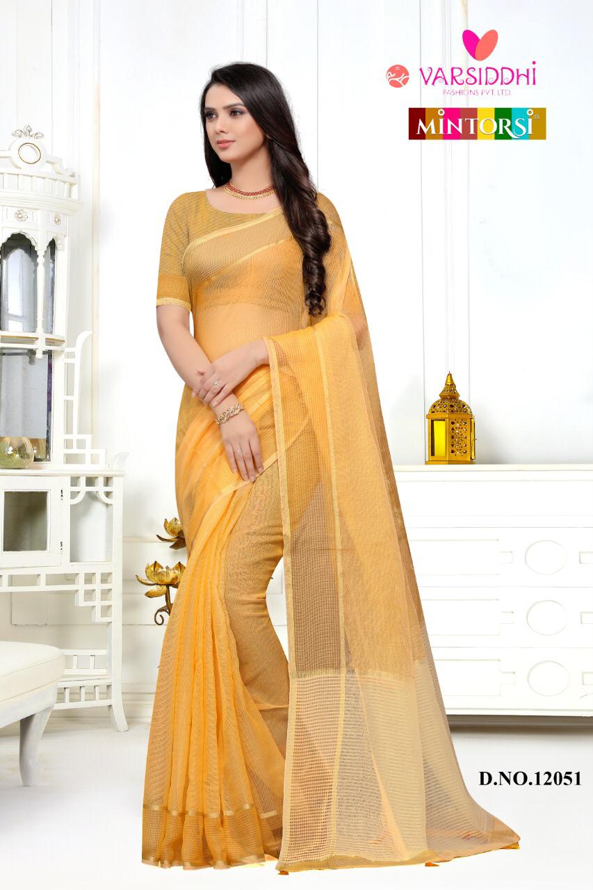 Mintorsi 12051-12058 Series Super Net With Table Printed Saree