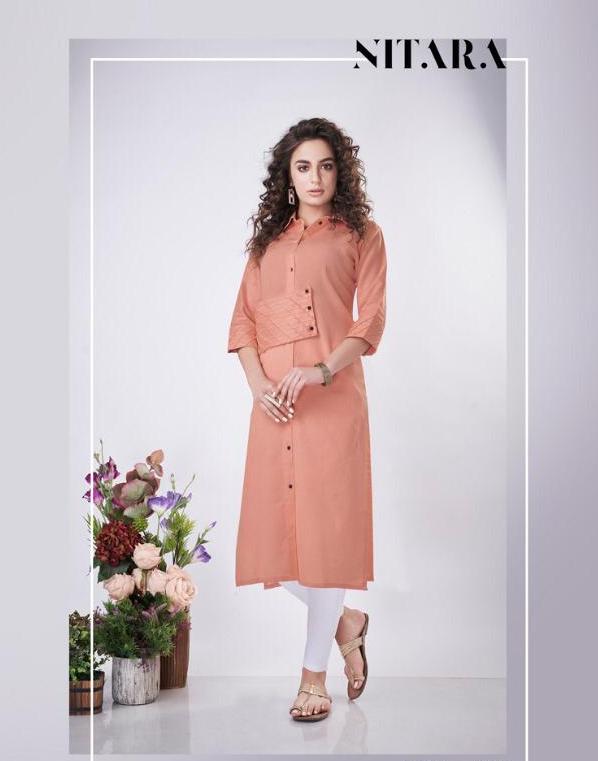 Nitara Colors Vol 2 Daily Wear Elegant Looks Ladies Kurtis Wholesale