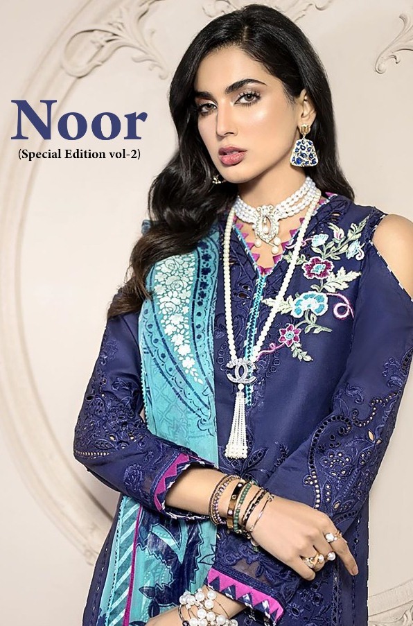 Noor Special Vol 2 By Shraddha Designer Lawn Cotton Salwar Suit