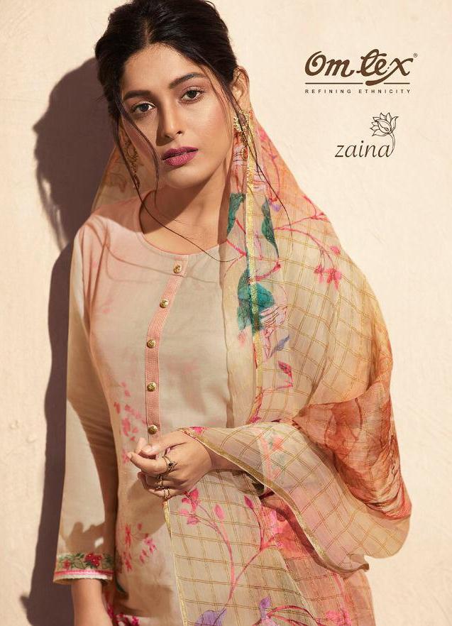 Om Tex Zaina Linen Designer 1161-1168 Series Salwar Kameez Seller