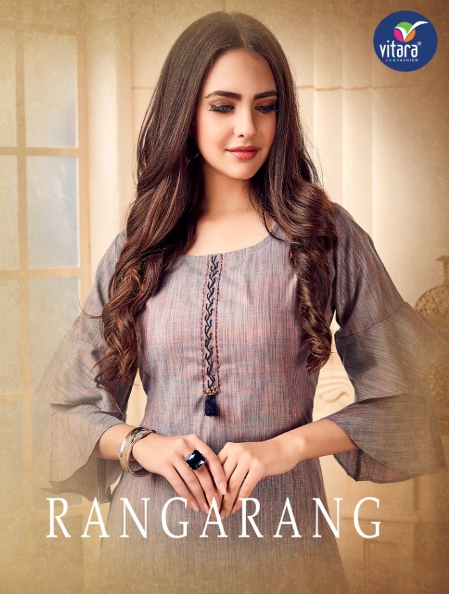 Rangarang By Vitara Cotton Casual Wear Kurti Collection