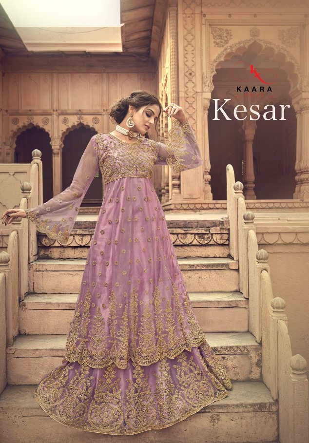 Triple Aaa Present Kesar By Kessi Jam Silk Embroidery Designer Salwar Suit