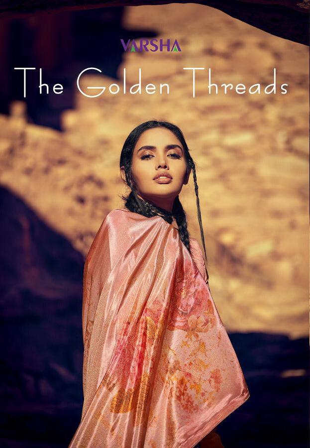 Varsha The Golden Threads Gold Tissue With Banarasi Print Salwar Suit