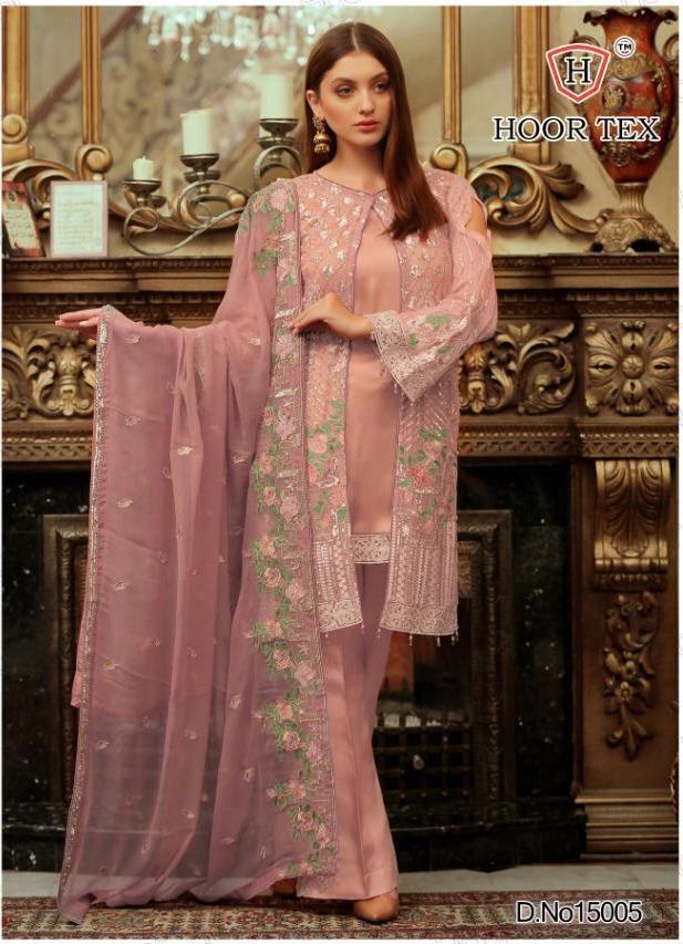 Hoor Tex Beautiful Vol 1 Georgette Work Pakistani Suits Collection