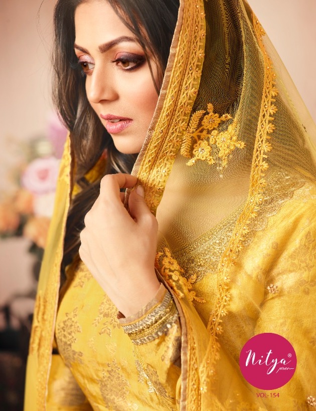 Lt Nitya Vol 154 Dola Jacquard Embroidery Eid Special Salwar Kameez