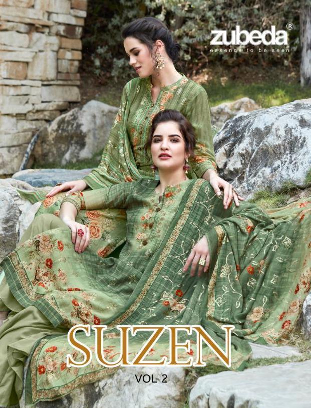 Zubeda Suzen Vol 2 Maslin Printed Salwar Suits Online Shopping